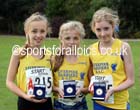 Liverpool Harriers winners of the under-13 girls Northern Cross Country Relays. Photo: David T. Hewitson/Sports for All Pics